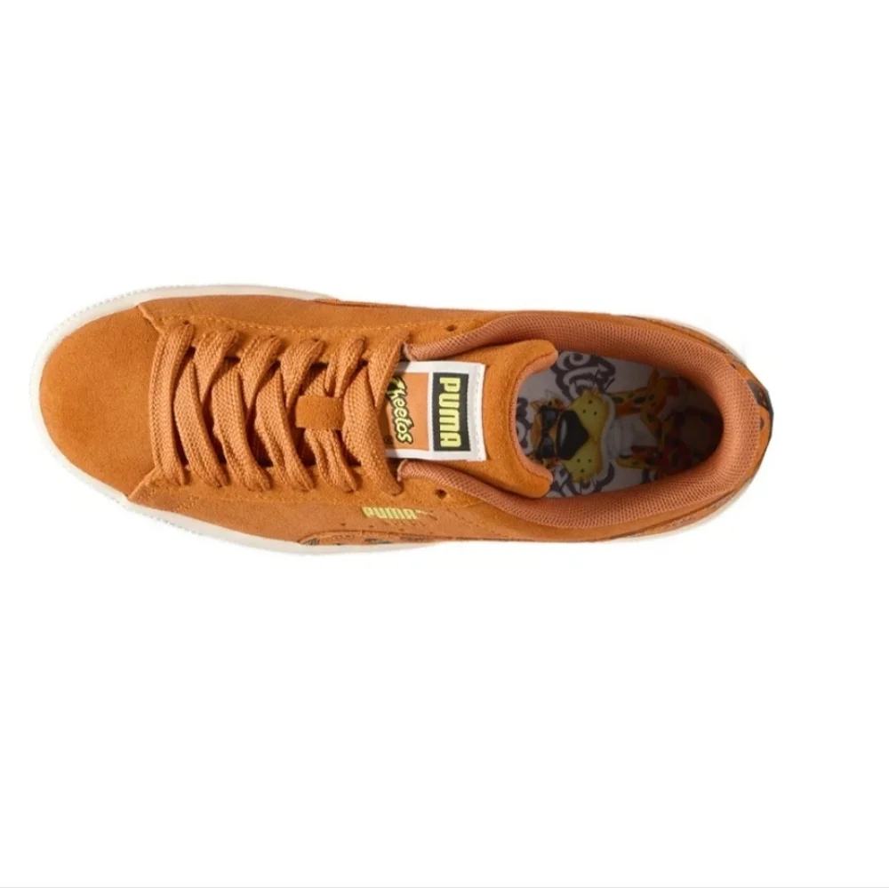 PUMA Suede X Cheetos Boys Youth Orange Lace-Up Sneakers Casual Shoes 398854 01